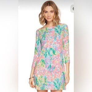 Lilly Pulitzer Sophie Dress UPF 50 Sea Pants 
Print Jersey Tunic  Dress Small